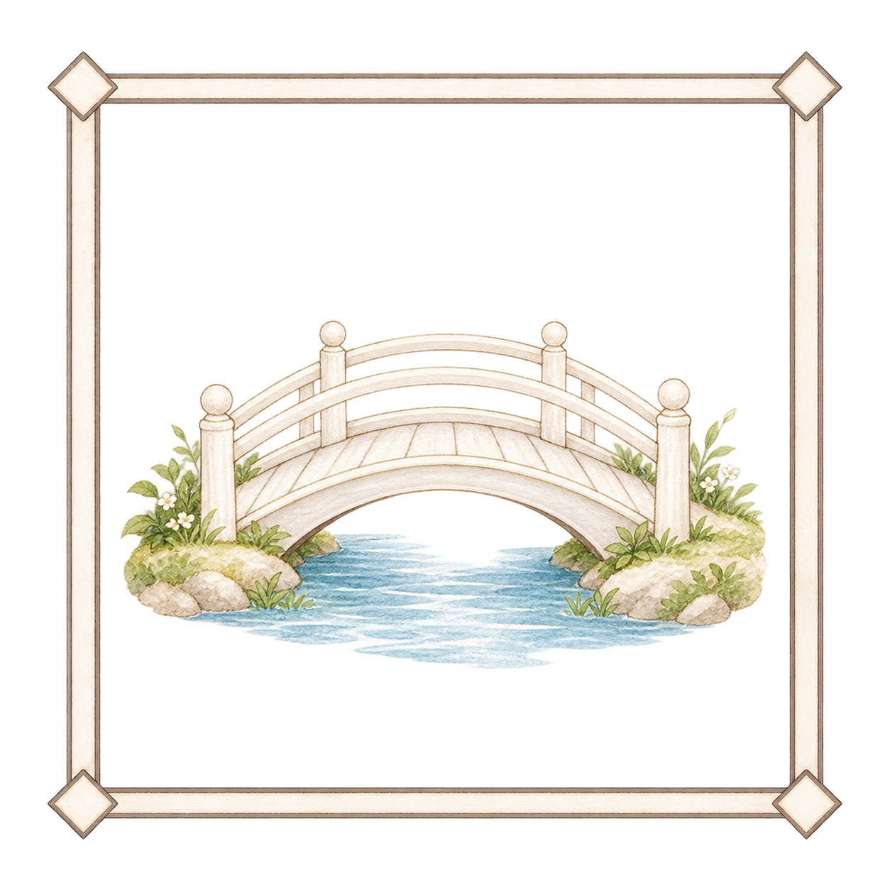 白い世界の橋渡し