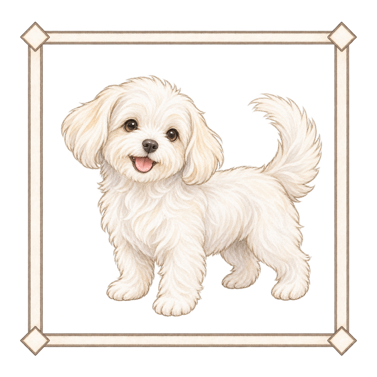 白い犬