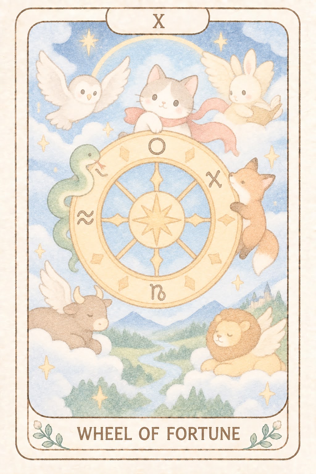 運命の輪のカード